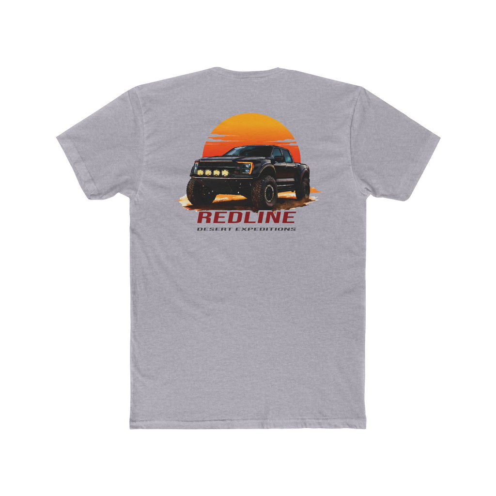 Desert Expeditions Logo T-Shirt — Redline Sunset Crew Tee