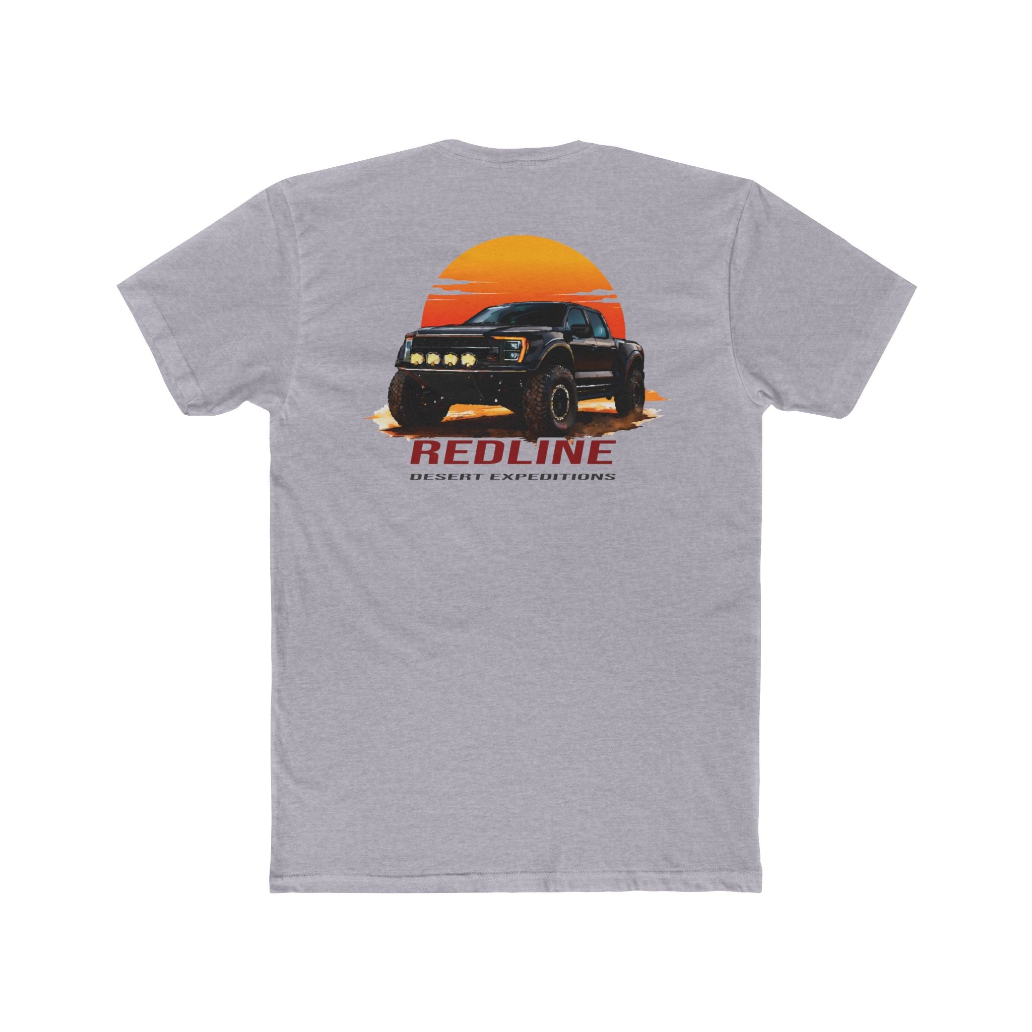 Desert Expeditions Logo T-Shirt — Redline Sunset Crew Tee