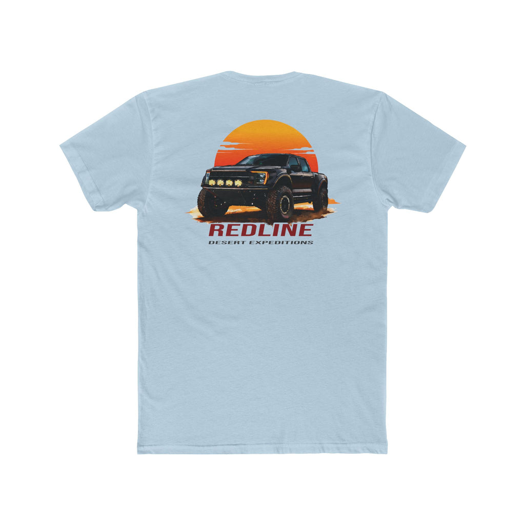 Desert Expeditions Logo T-Shirt — Redline Sunset Crew Tee