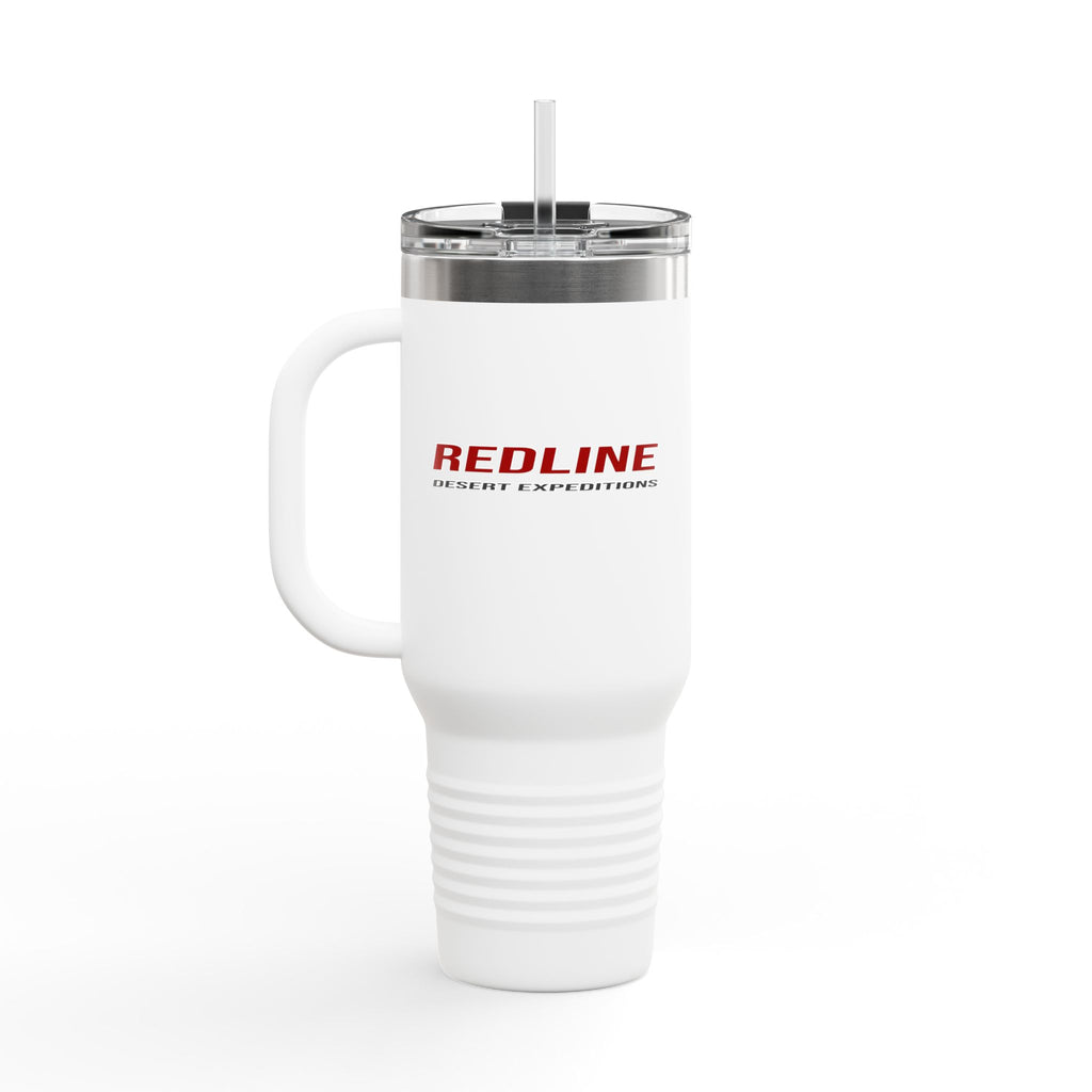 40oz Insulated Travel Mug — 'Redline Desert Expeditions Logo Design'