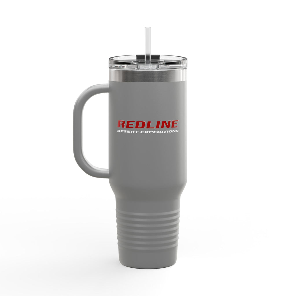40oz Insulated Travel Mug — 'Redline Desert Expeditions Logo Design'