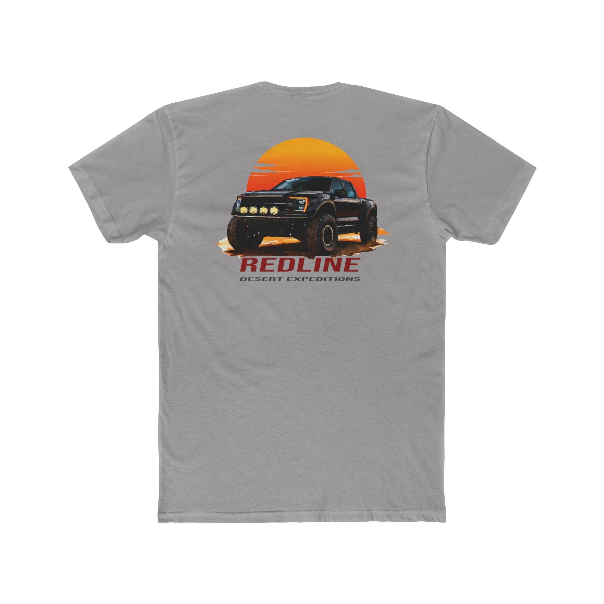 Desert Expeditions Logo T-Shirt — Redline Sunset Crew Tee