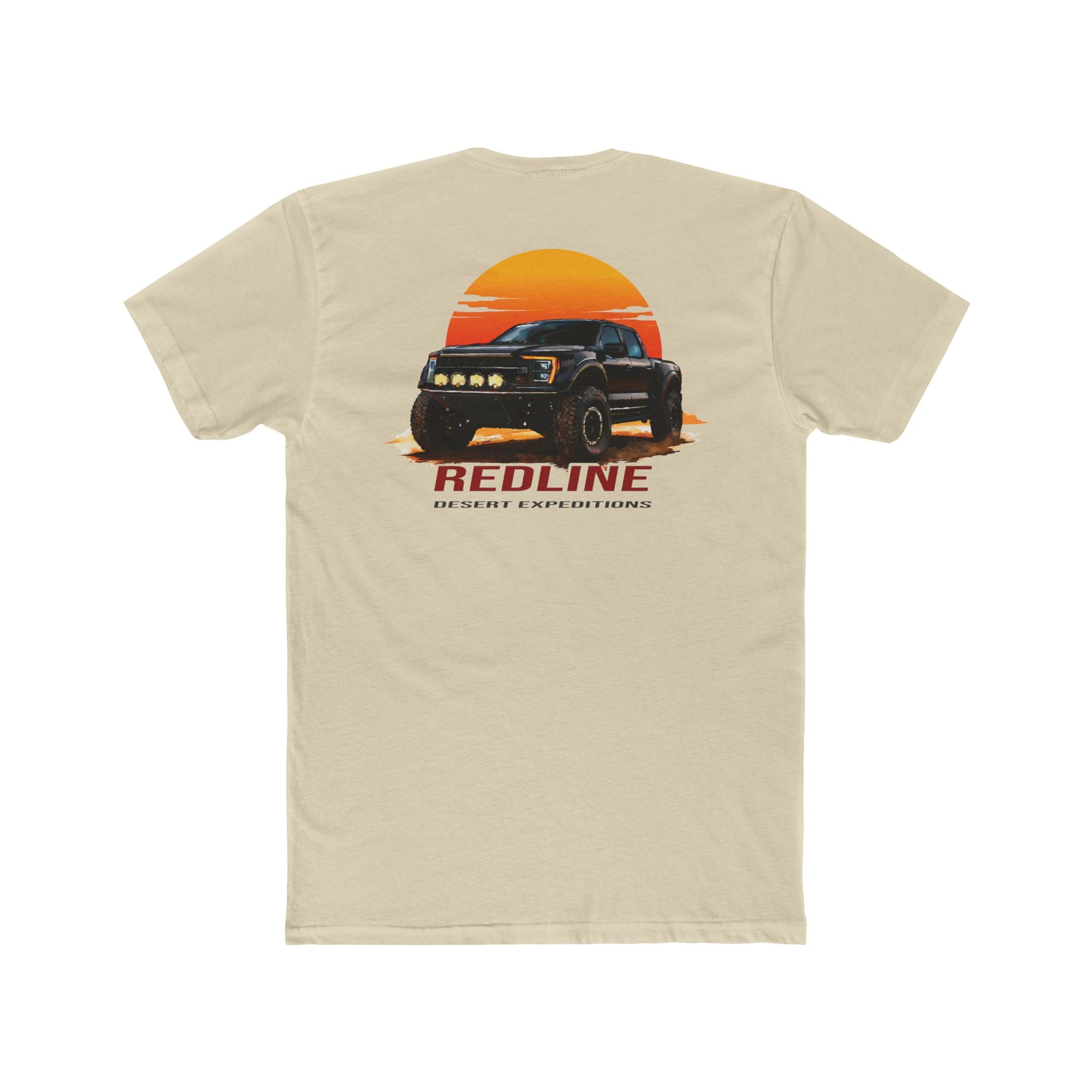 Desert Expeditions Logo T-Shirt — Redline Sunset Crew Tee