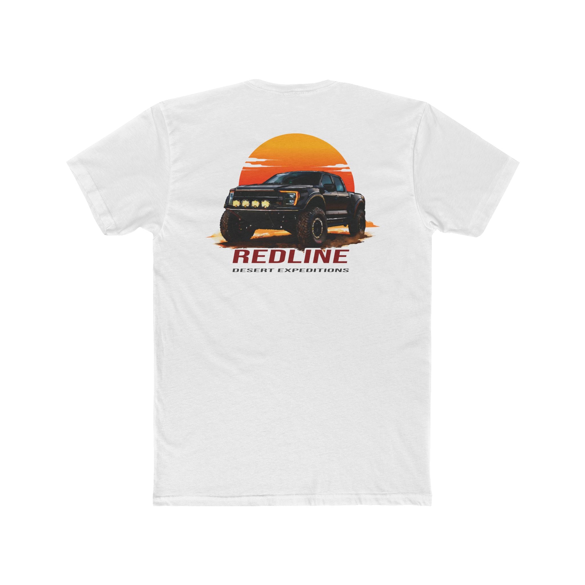 Desert Expeditions Logo T-Shirt — Redline Sunset Crew Tee
