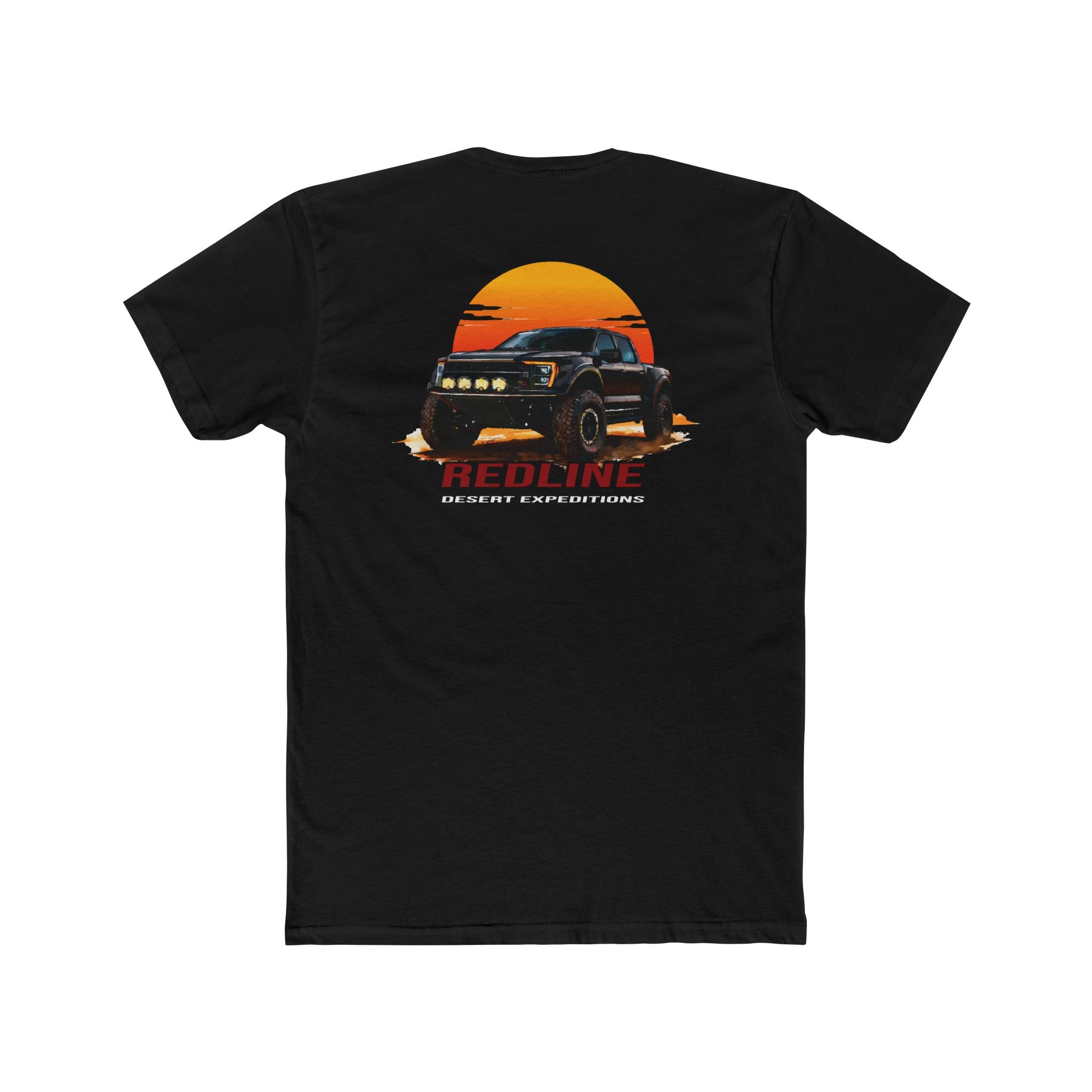 Desert Expeditions Logo T-Shirt — Redline Sunset Crew Tee
