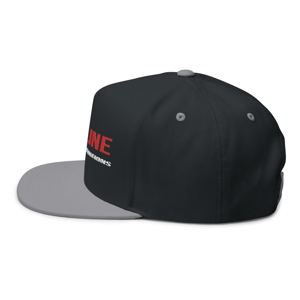 Flat Bill Cap - Redline Desert Explorations Embroidered Snapback